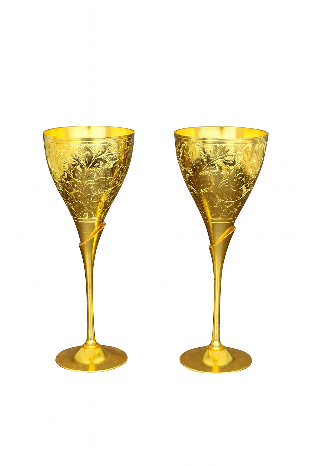Wine Glass - Gold Plated