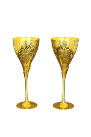 Wine Glass - Gold Plated