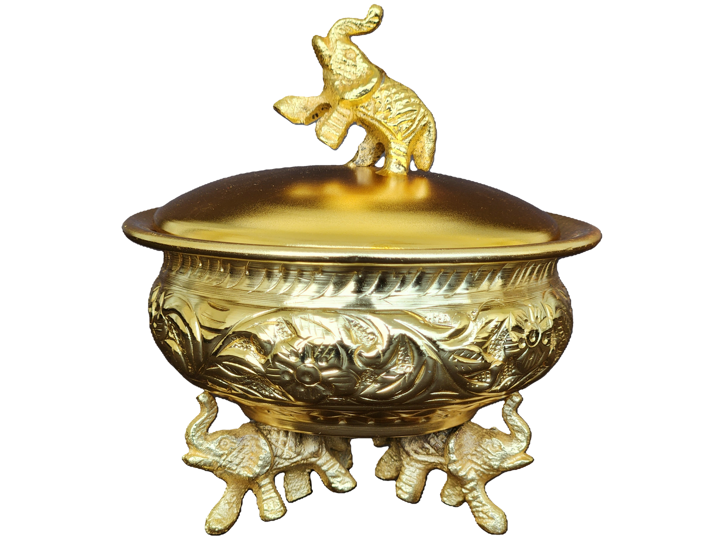 Gift Set - 2 Bowl Tray - Gold Plated