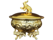 Gift Set - 2 Bowl Tray - Gold Plated